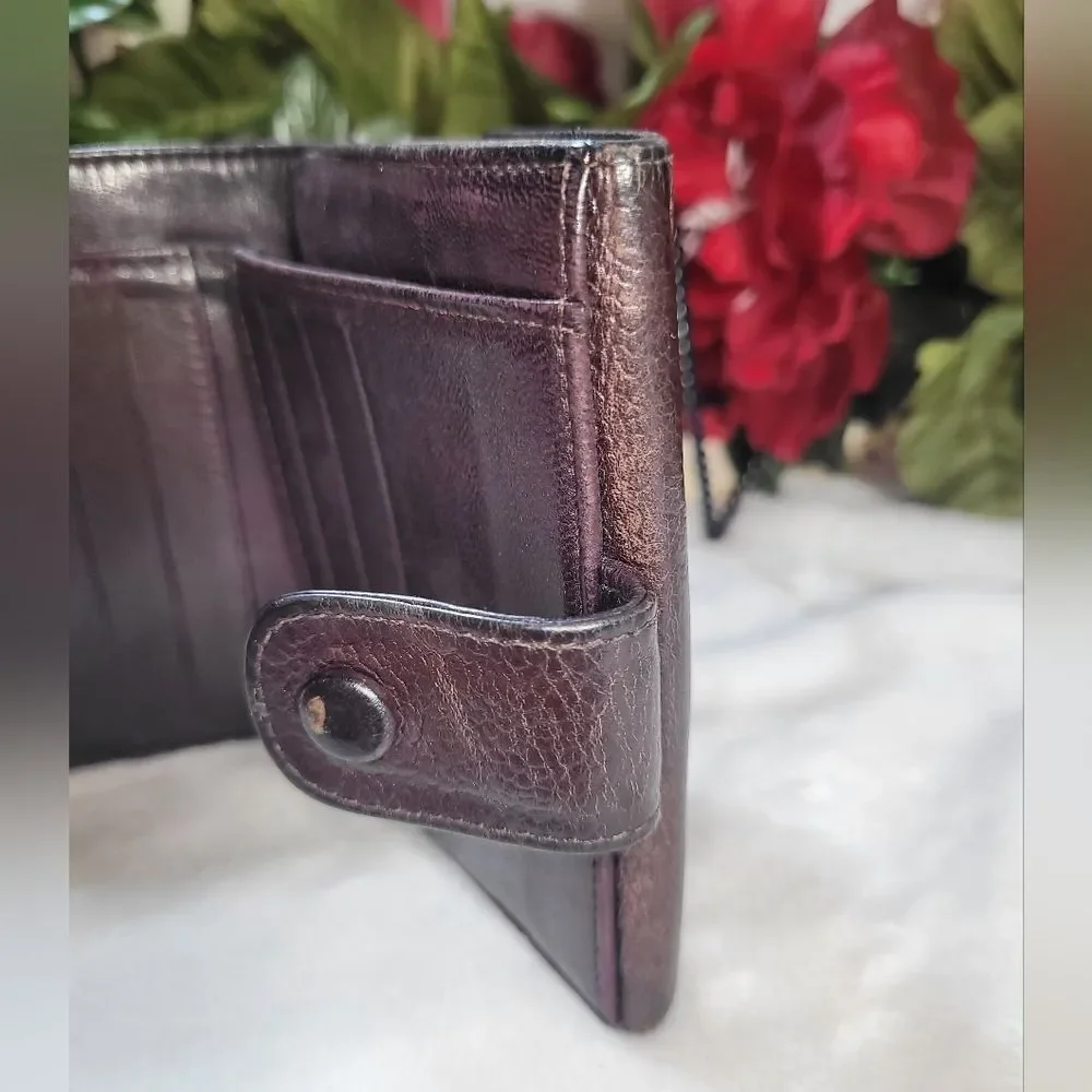 Authentic Chanel Caviar Leather Compact Wallet